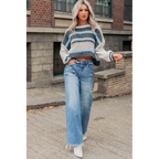Zari High Rise Straight Leg Mica Denim Jeans Medium - AngraBech