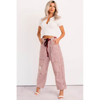 High Spirits Limited Edition Striped Barrel Jeans Raspberry - AngraBech