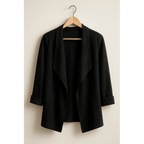 Casual Faux Suede Cardigan (Liquidation) - AngraBech