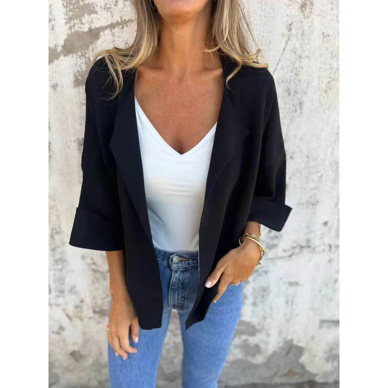 Casual Faux Suede Cardigan (Liquidation) - AngraBech