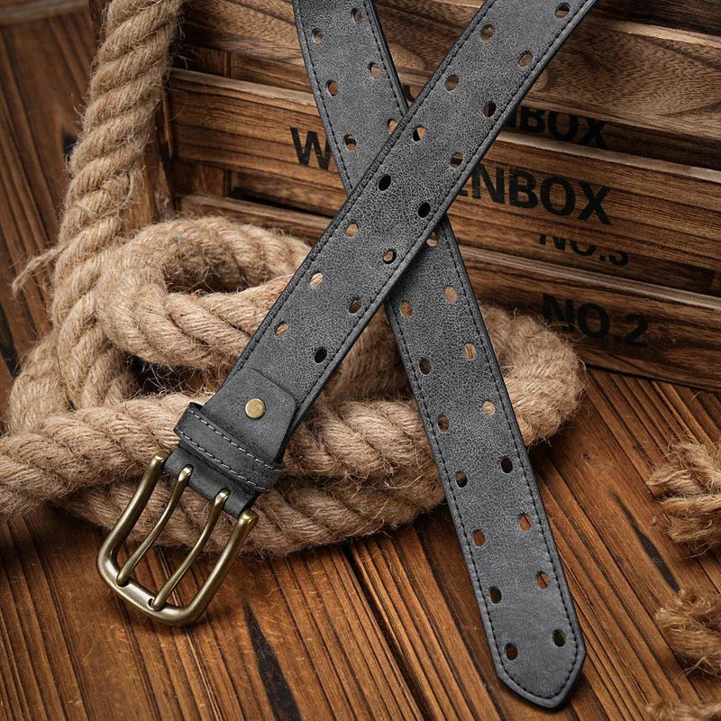 Vintage Western Pu Leaer Belt - AngraBech