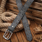 Vintage Western Pu Leaer Belt - AngraBech