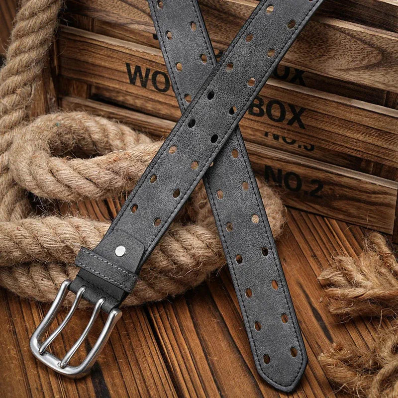 Vintage Western Pu Leaer Belt - AngraBech