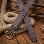 Vintage Western Pu Leaer Belt - AngraBech