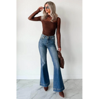 Jensen High Rise Flare Judy Blue Jeans Medium - AngraBech