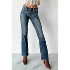 Roman Mid Rise Boot Cut Cello Jeans Dark Tint - AngraBech