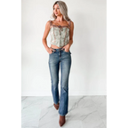 Roman Mid Rise Boot Cut Cello Jeans Dark Tint - AngraBech
