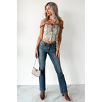 Roman Mid Rise Boot Cut Cello Jeans Dark Tint - AngraBech