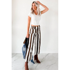 Julia Wide Leg Mica Denim Cropped Jeans Ear Brown - AngraBech