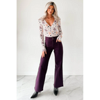 Caotta High Rise Wide Leg Mica Denim Jeans Plum - AngraBech