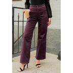 Caotta High Rise Wide Leg Mica Denim Jeans Plum - AngraBech