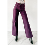 Caotta High Rise Wide Leg Mica Denim Jeans Plum - AngraBech