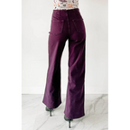 Caotta High Rise Wide Leg Mica Denim Jeans Plum - AngraBech