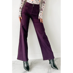 Caotta High Rise Wide Leg Mica Denim Jeans Plum - AngraBech