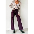Caotta High Rise Wide Leg Mica Denim Jeans Plum - AngraBech