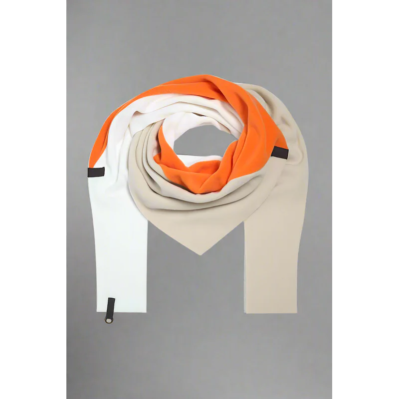 Triangle Scarf No Waste 4078 Scarfs Orange Kit Ow - AngraBech