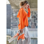 Triangle Scarf No Waste 4078 Scarfs Orange Kit Ow - AngraBech