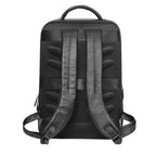 Premium Genuine Leaer Laptop Bapa Business And Travel Bag Wi Usb Charging Port - AngraBech