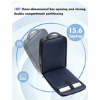 Premium Genuine Leaer Laptop Bapa Business And Travel Bag Wi Usb Charging Port - AngraBech
