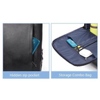 Premium Genuine Leaer Laptop Bapa Business And Travel Bag Wi Usb Charging Port - AngraBech