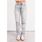Meadow Mid Rise Judy Blue Boyfriend Jeans Light - AngraBech