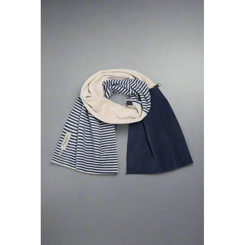No Waste Scarf 4063nw Denim Kit Stripes D K - AngraBech