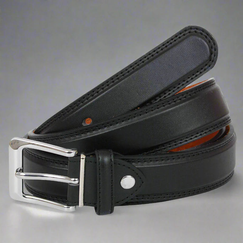 Plus Size Zedwell Smart Trouser Belt Bla - AngraBech