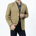 Cotton Casual Oversized Blazer Jaet - AngraBech
