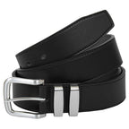 Plus Size Langsborough Double Metal Loop Fashion Belt Bla - AngraBech