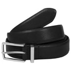 Plus Size Waldorf Debossed Trouser Belt Bla - AngraBech