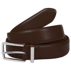 Plus Size Waldorf Debossed Trouser Belt Brown - AngraBech