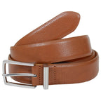 Plus Size Waldorf Debossed Trouser Belt Tan - AngraBech