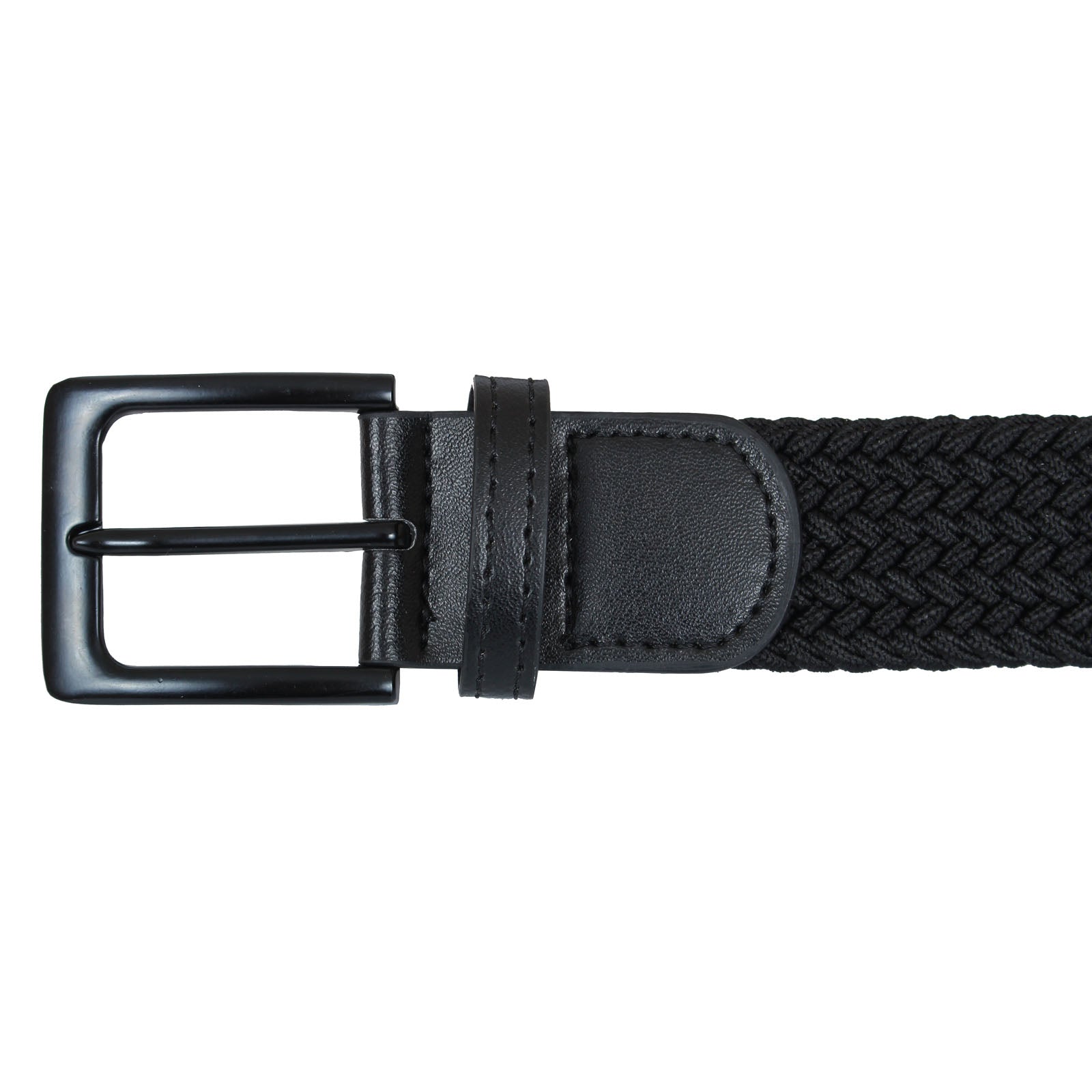 Plus Size Hilton Stretch Braided Belt Bla