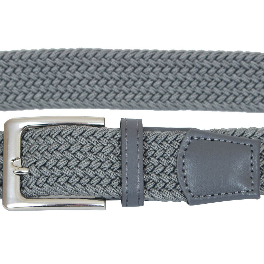 Plus Size Hilton Stretch Braided Belt Grey - AngraBech
