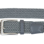 Plus Size Hilton Stretch Braided Belt Grey - AngraBech