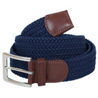 Plus Size Hilton Stretch Braided Belt Navy - AngraBech