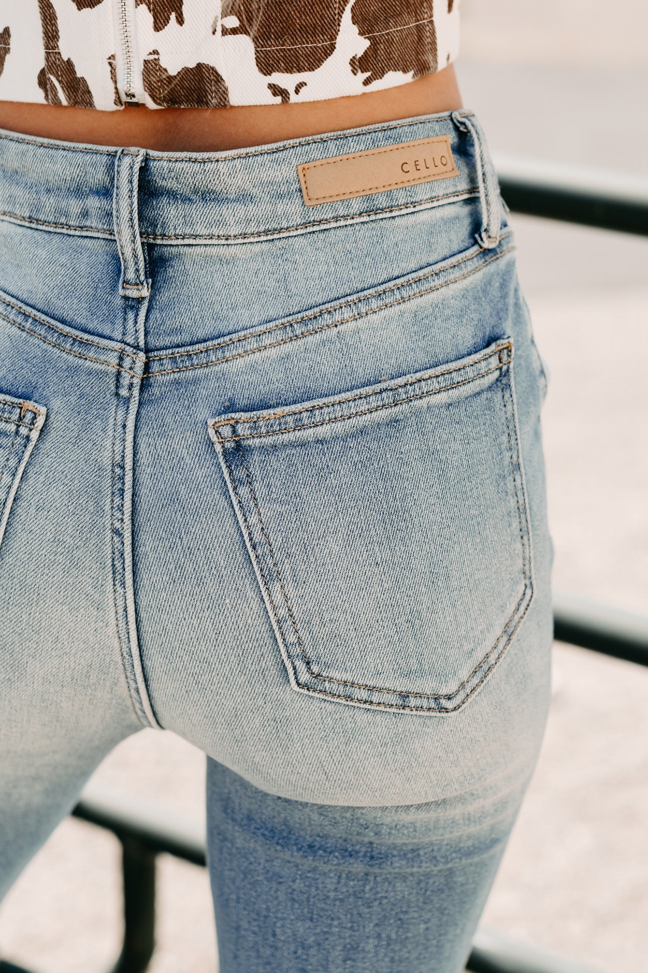 Laurie High Rise Flare Leg Cello Jeans (Medium) - NanaMacs