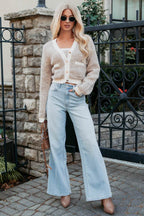 Geneva High Rise Wide Leg Cello Jeans Light